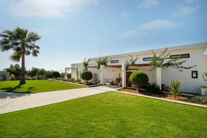 Kalathas Kreta, Kalathas: Moderne mediterrane Villa mit atemberaubendem Meerblick zu verkaufen Haus kaufen